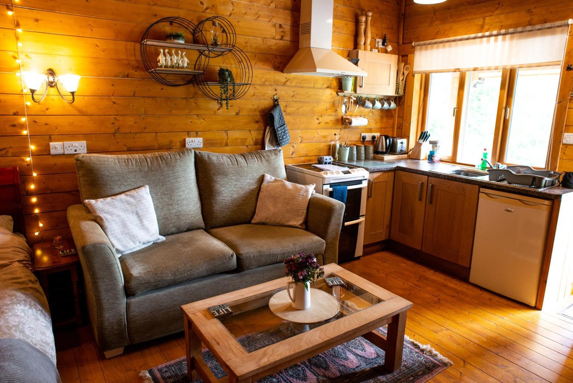 Cherry Cabin - Little Log Cabin In Wales Bettws Cedewain Εξωτερικό φωτογραφία